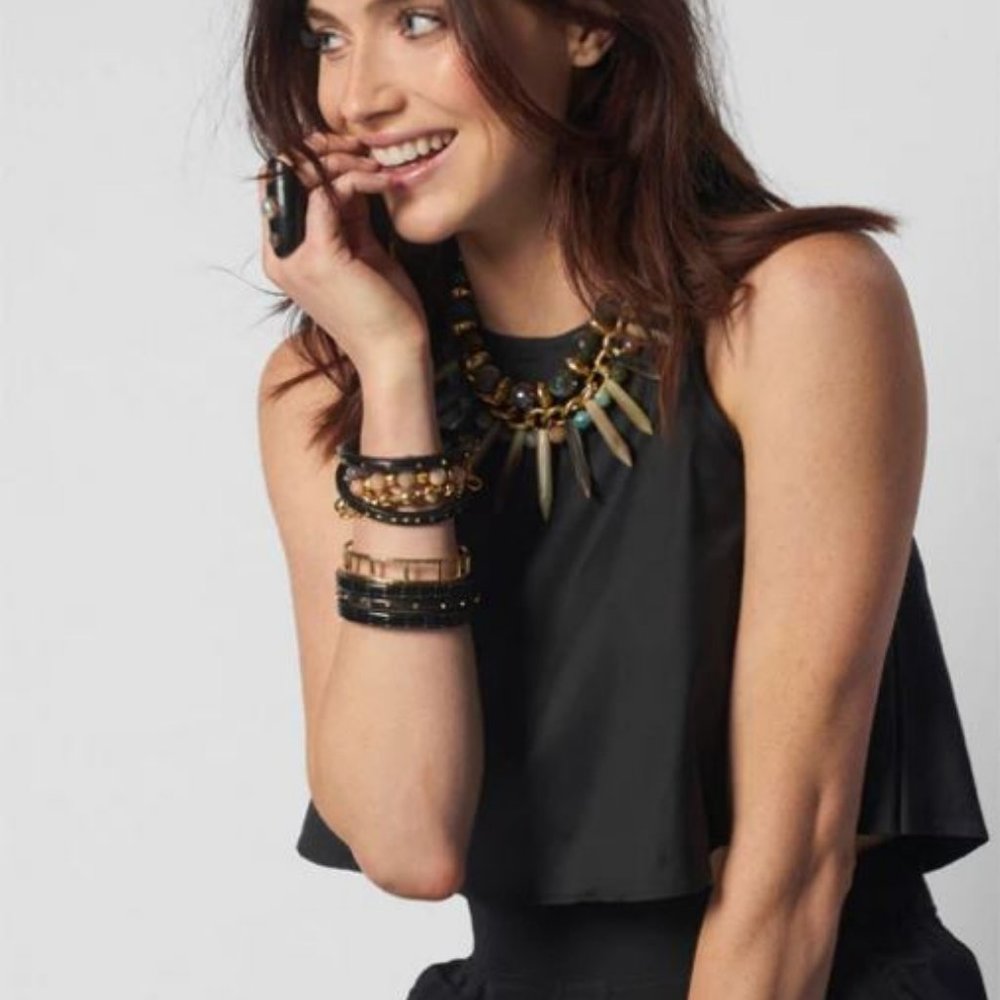ASHLEY PITTMAN GENUINE HORN & BRONZE BRACELET STACK (5 to MIX & MATCH!)